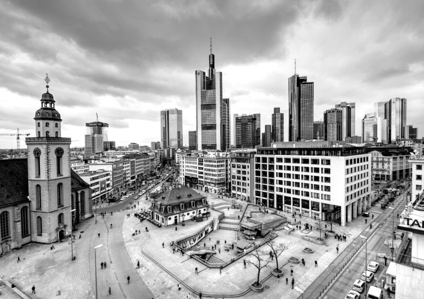 architecture black and white buildings city